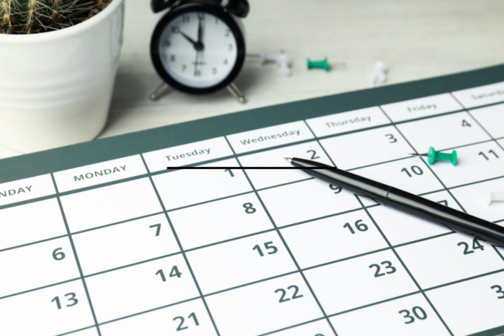 calendário