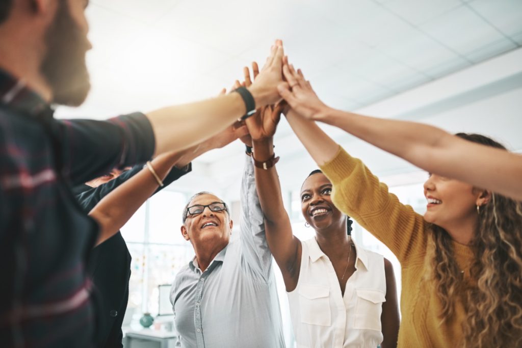Equipe de uma empresa